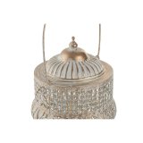 Laantarn Home ESPRIT Hvid Gylden Metal Araber 14,5 X 14,5 X 19,5 CM #3