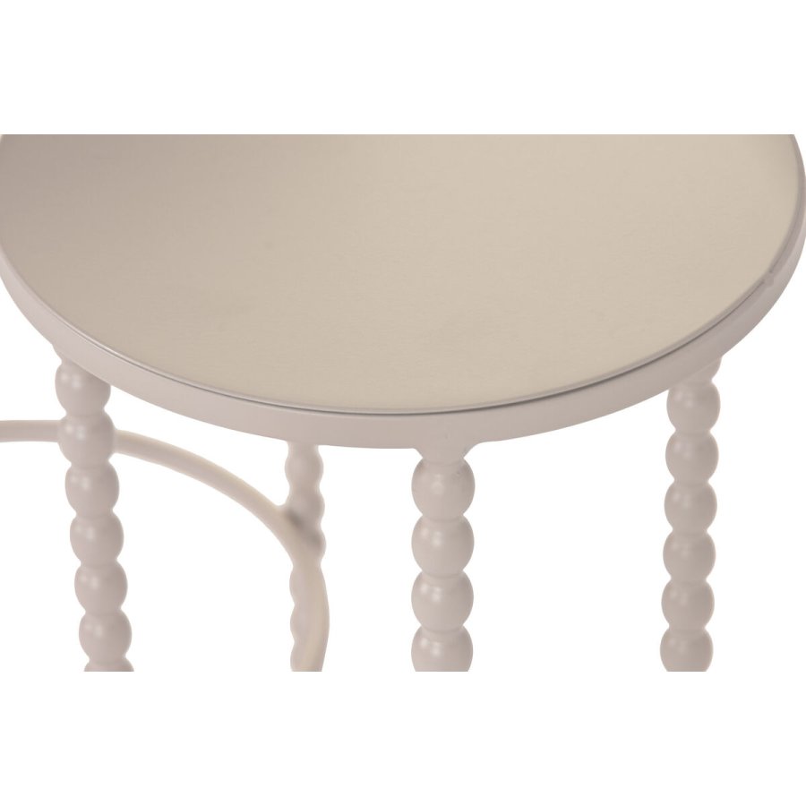 S�t med 3 borde Home ESPRIT Fl�defarvet 32 x 32 x 70 cm (3 Dele) #3