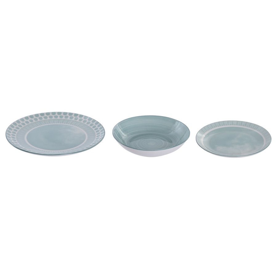 Madlavningss�t Home ESPRIT Turkisbl� Porcel�n 18 Dele #3