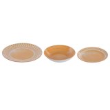 Madlavningss�t Home ESPRIT Orange Porcel�n 18 Dele #3