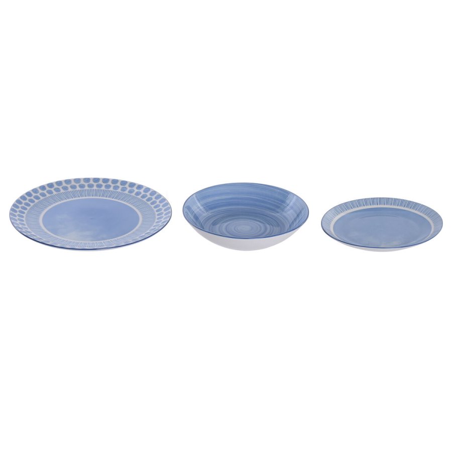 Madlavningss�t Home ESPRIT Lysebl� Porcel�n 18 Dele #3