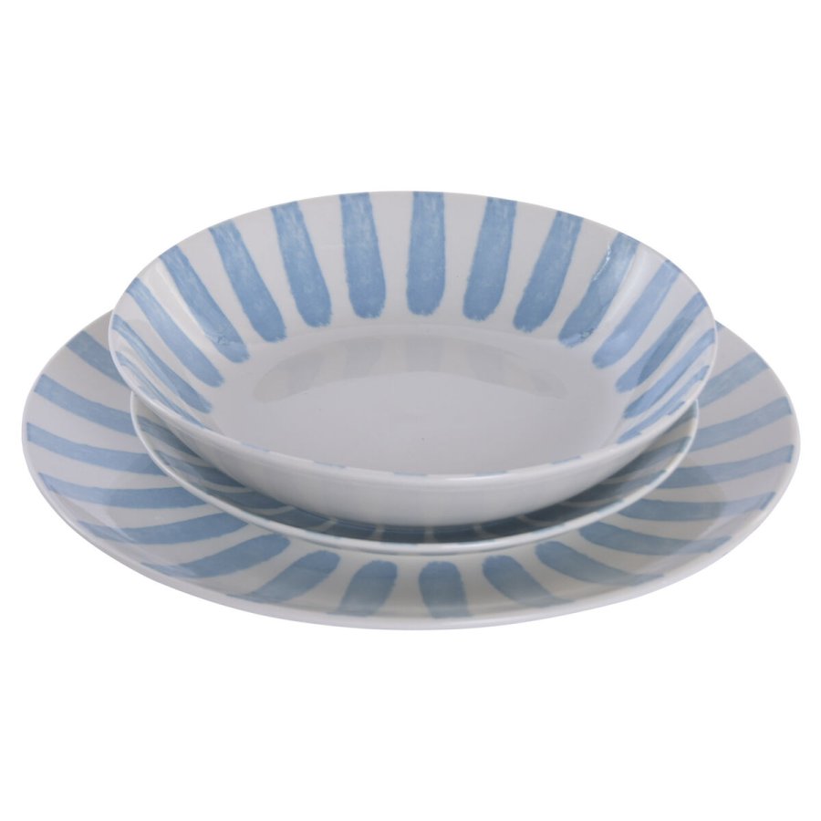 Madlavningss�t Home ESPRIT Bl� Porcel�n 18 Dele #2