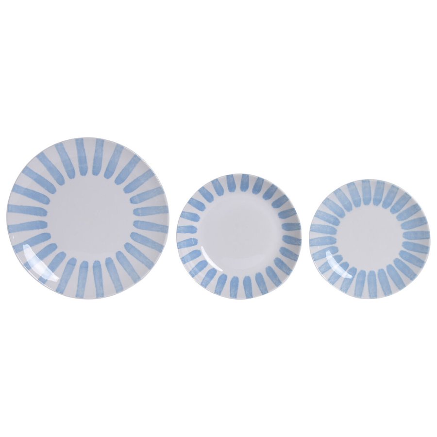 Madlavningss�t Home ESPRIT Bl� Porcel�n 18 Dele #1