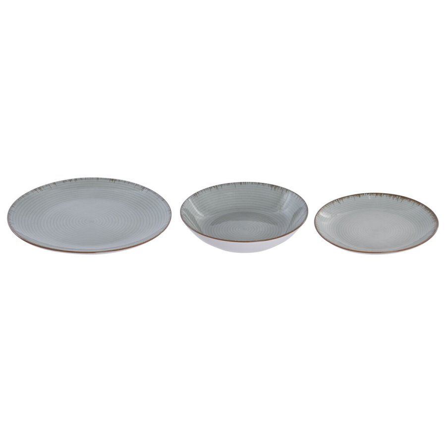 Madlavningss�t Home ESPRIT Lysegr�n Porcel�n 18 Dele #3