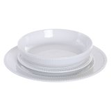 Madlavningss�t Home ESPRIT Hvid Porcel�n Glam 18 Dele #2