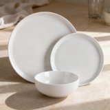 Madlavningss�t Home ESPRIT Hvid Porcel�n Moderne 18 Dele #2