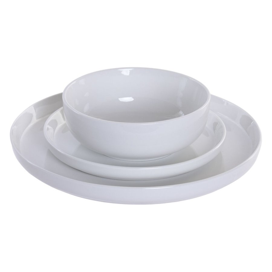 Madlavningss�t Home ESPRIT Hvid Porcel�n Moderne 18 Dele #3