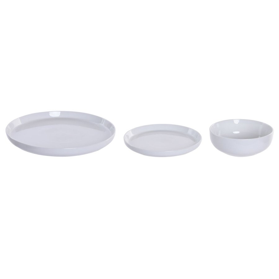 Madlavningss�t Home ESPRIT Hvid Porcel�n Moderne 18 Dele #6