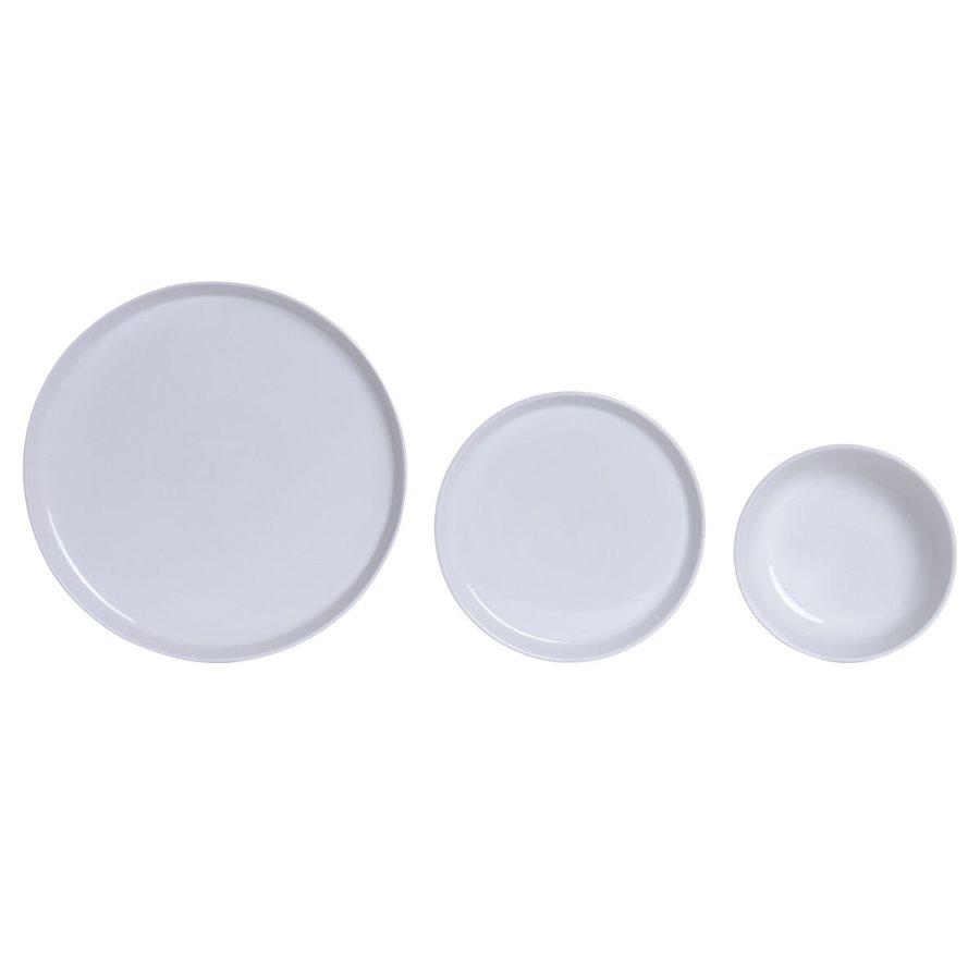 Madlavningss�t Home ESPRIT Hvid Porcel�n Moderne 18 Dele #1