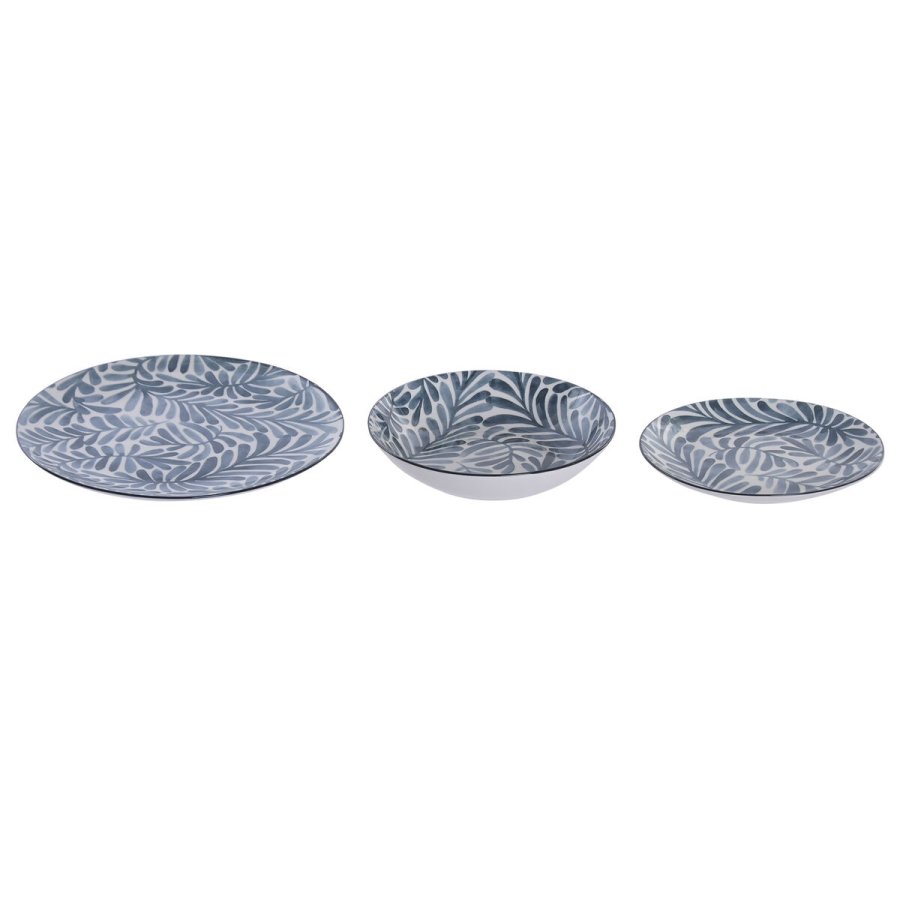 Madlavningss�t Home ESPRIT Bl� Porcel�n 18 Dele #3