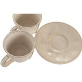Dele kaffekops�t Home ESPRIT Beige Stent�j 90 ml 6 Dele #4