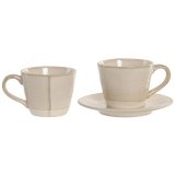 Dele kaffekops�t Home ESPRIT Beige Stent�j 90 ml 6 Dele #5