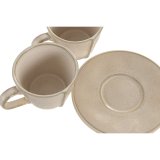 Dele kaffekops�t Home ESPRIT Beige Stent�j 150 ml 6 Dele #4