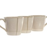 Set med kopper Home ESPRIT Beige Urban 160 ml #3