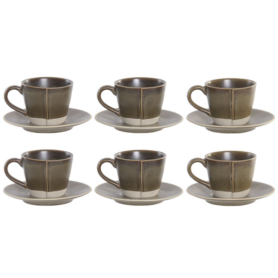 Dele kaffekops�t Home ESPRIT Gr�n Stent�j 90 ml 6 Dele #2
