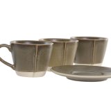 Dele kaffekops�t Home ESPRIT Gr�n Stent�j 150 ml 6 Dele #3