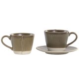Dele kaffekops�t Home ESPRIT Gr�n Stent�j 150 ml 6 Dele #5