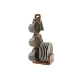 Dele kaffekops�t Home ESPRIT Gr�n Stent�j 150 ml 6 Dele #1