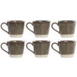 Set med kopper Home ESPRIT Gr�n Urban 160 ml #2