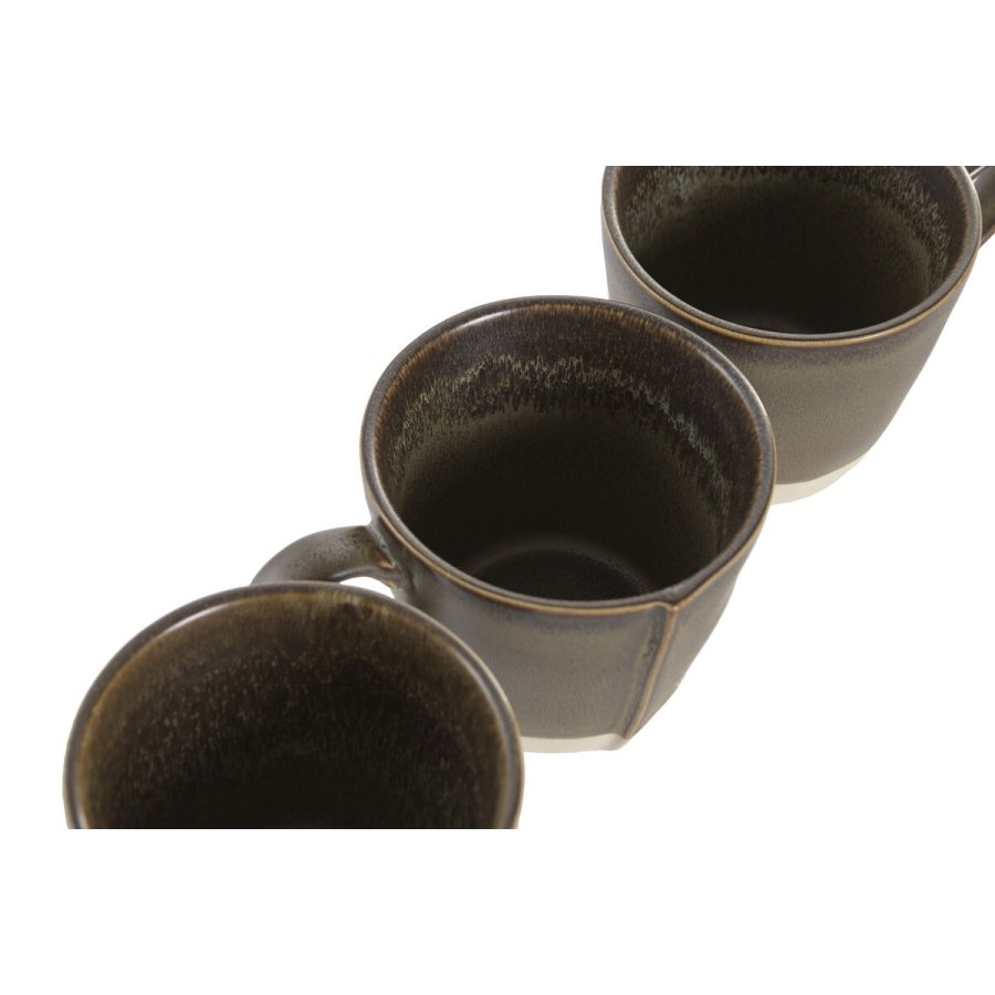 Set med kopper Home ESPRIT Gr�n Urban 160 ml #4