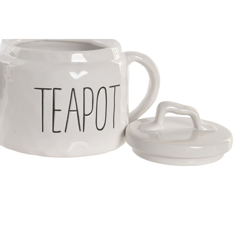 Tekande Home ESPRIT Hvid Porcel�n 600 ml #2