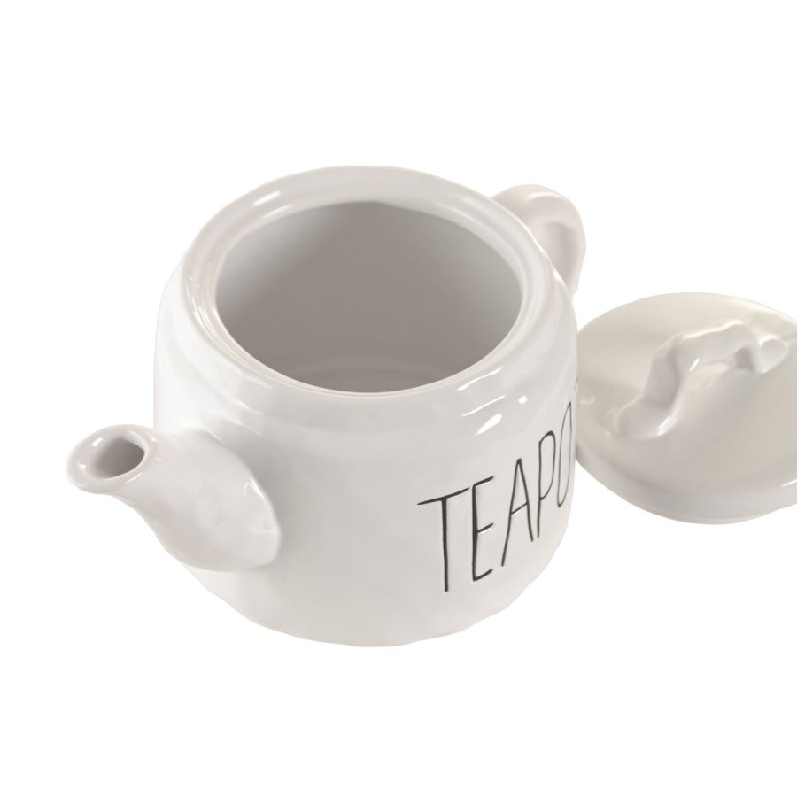 Tekande Home ESPRIT Hvid Porcel�n 600 ml #3