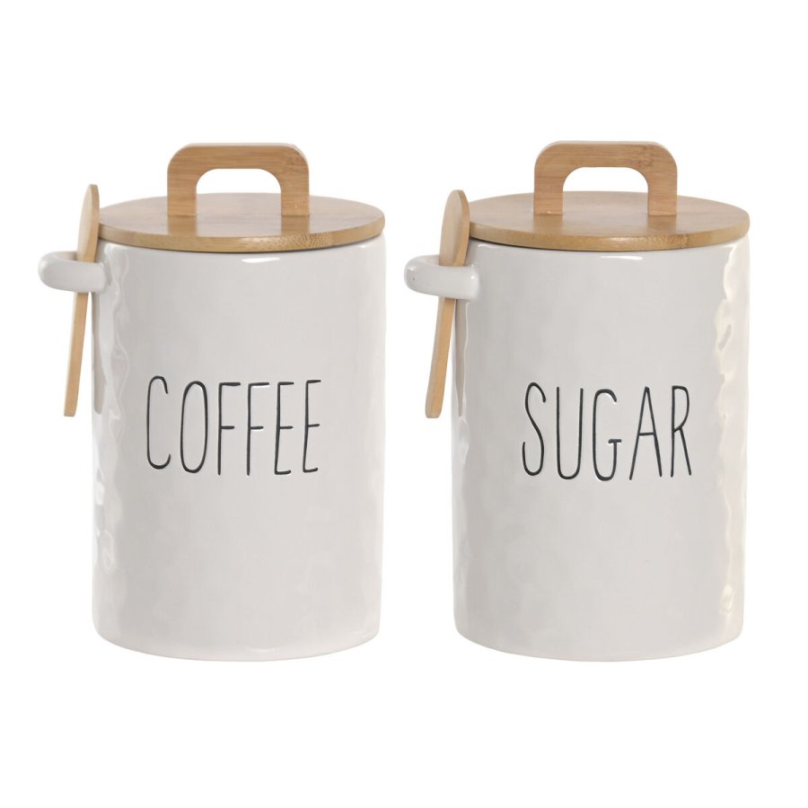 Blik Home ESPRIT Hvid Natur Ske Cottage 12 Dele (2) #1