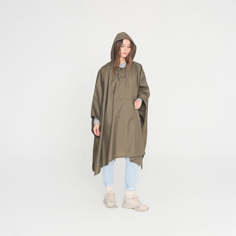 Regnfrakke Bisetti Khaki (Onesize) #2