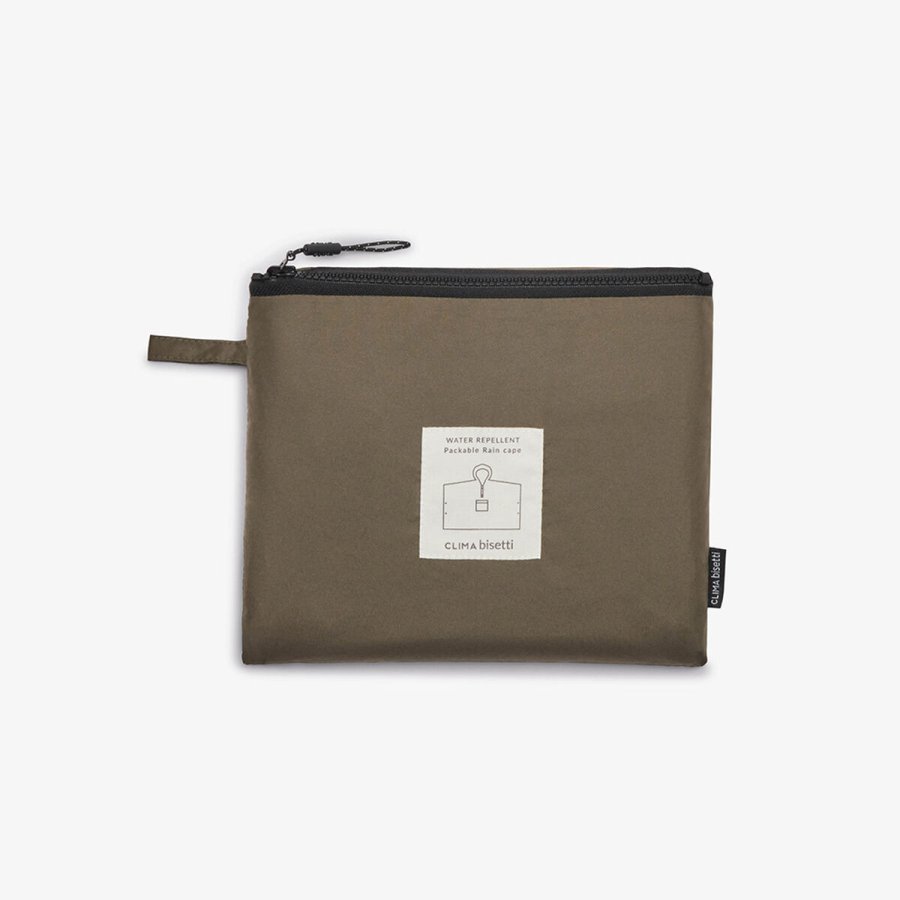 Regnfrakke Bisetti Khaki (Onesize) #3