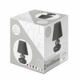 Bordlampe Brun Fldefarvet PVC Klde Keramik 40 W 15 x 15 x 23 cm #6