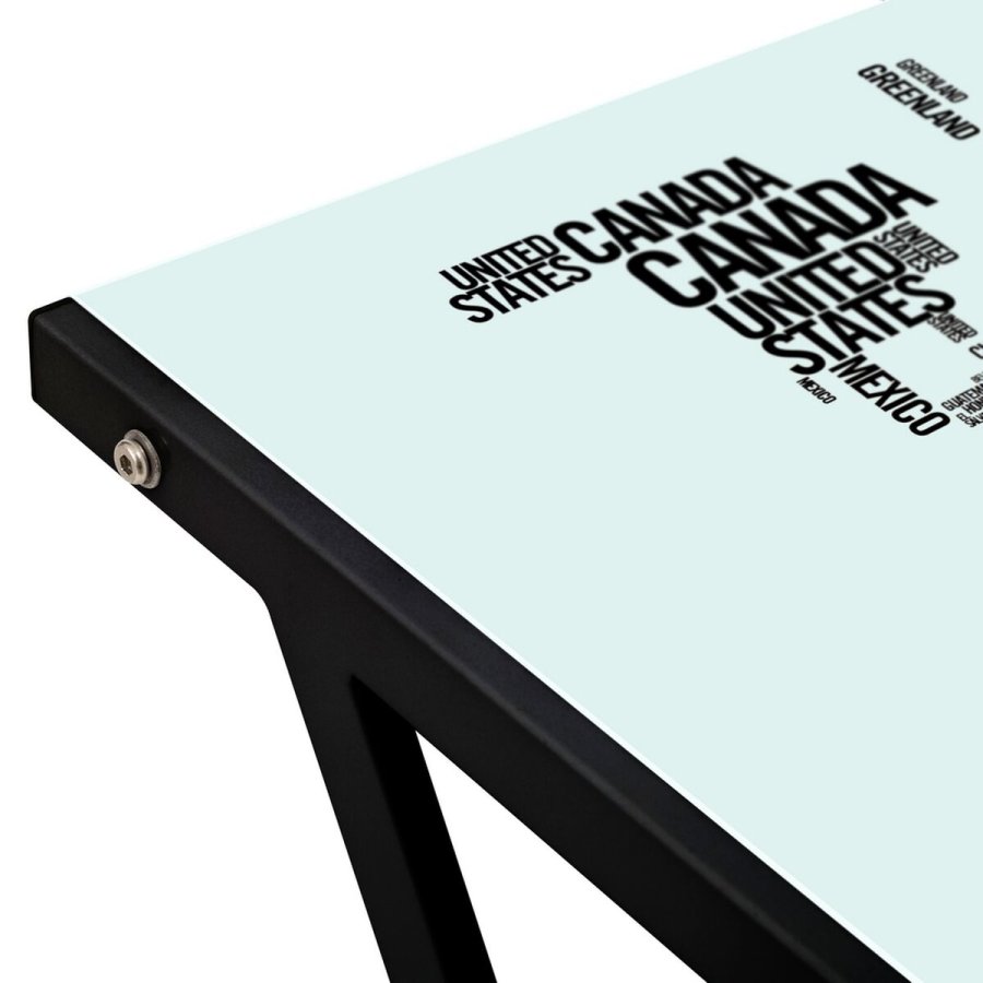 Sofabord COUNTRIES WORLD Hvid Mat bagp 120 x 60 x 75 cm #3