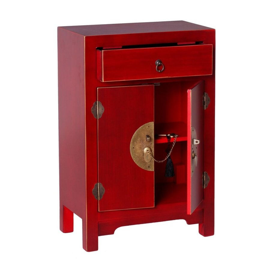 Natbord ORIENTE Rd Jern Tr MDF 45 x 26 x 69 cm #1