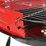 Havegrill Sort Rd 34 x 34 x 55 cm #9