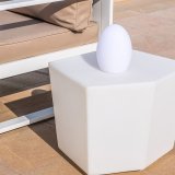 Bordlampe Yaiza Hvid Polyuretan 14 x 14 x 19 cm #3