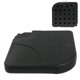 Fod for strandparasol 50 x 50 x 7,5 cm Sort Polyetylen #2