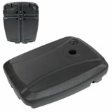 Fod for strandparasol 80 x 60 x 15 cm Sort Plastik #1