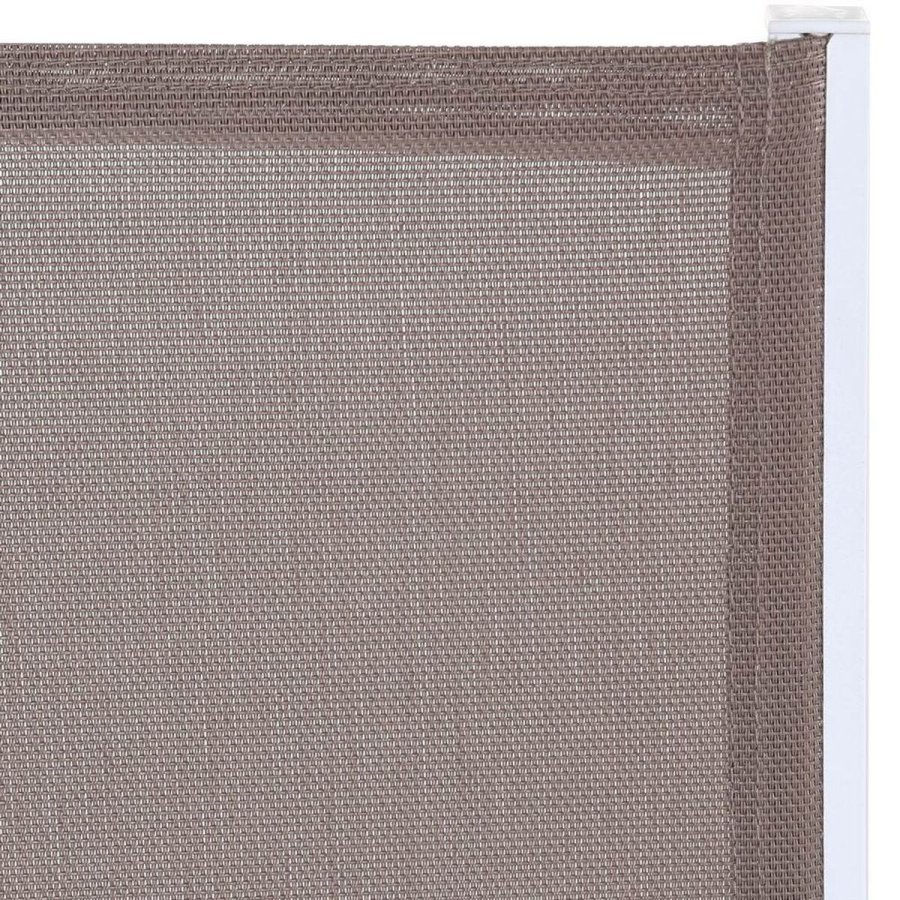 Vrtni stol Thais 55,2 x 60,4 x 86 cm Taupe Aluminium Hvid #4