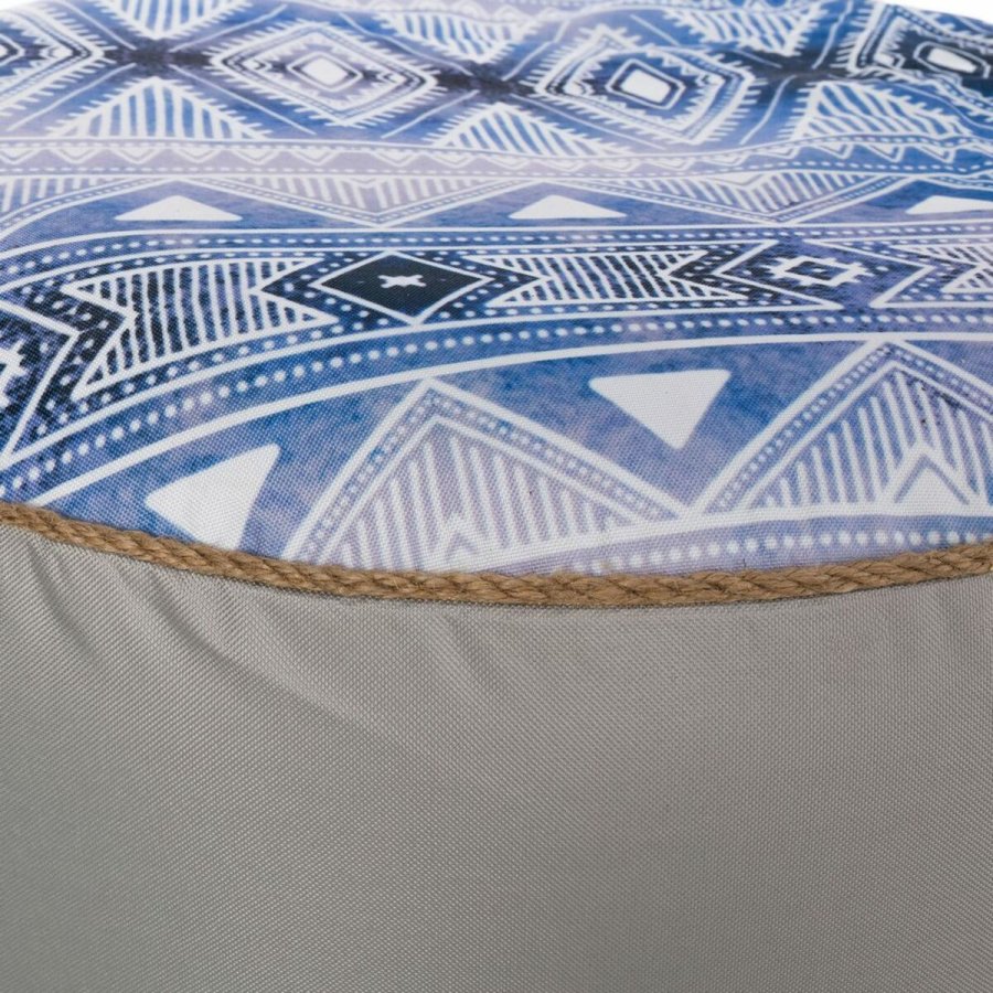 Oppustelig puf �tnico Bl� 55 x 55 x 25 cm Etnisk #2