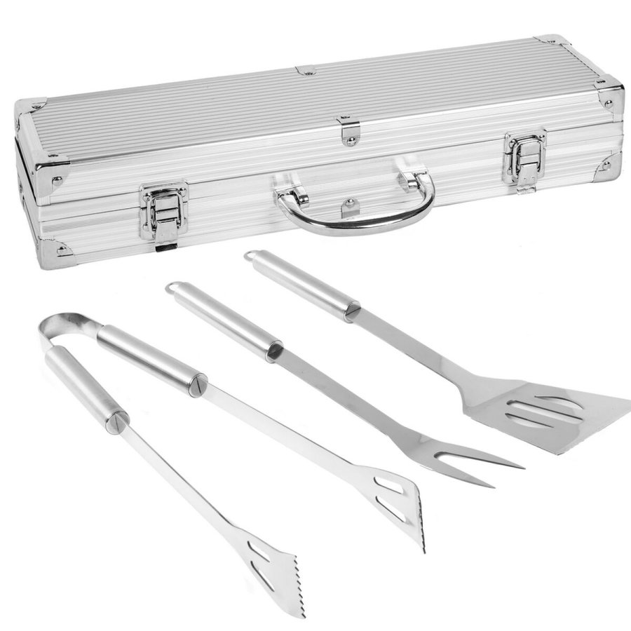 Tilbehr til grillen med opbevaringstaske Barbacoa Rustfrit stl 37 x 10 x 8 cm #1