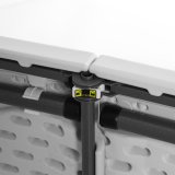 Sammenklappeligt bord Catering Hvid 180 x 70 x 74 cm #4