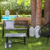 B�nk Viko 115 x 51 x 74 cm Sort St�l Have #4