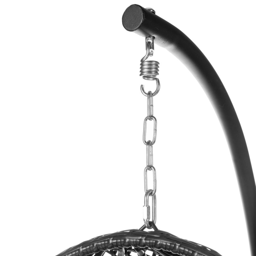 Gyngestol Dido 190 x 95 x 95 cm Sort Spanskrr #5