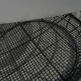 Lealnik Dido 160 x 160 x 76 cm Cirkul�r Sort #3