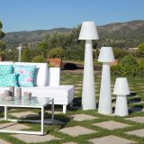 Bordlampe Bossa Hvid Polyuretan 28 x 28 x 60 cm #2