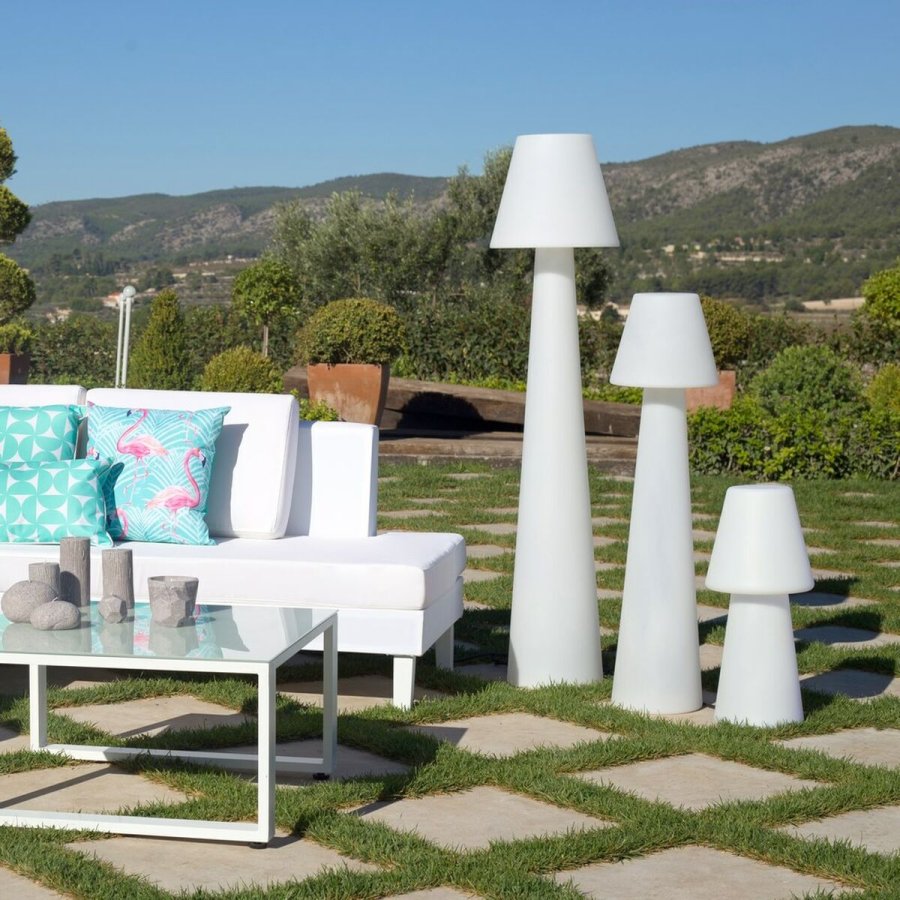 Bordlampe Bossa Hvid Polyuretan 28 x 28 x 60 cm #2