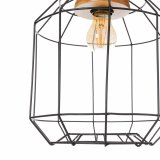 Loftslampe LÁMPARAS INDUSTRIALES Sort Natur #2