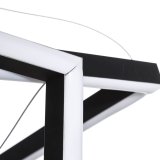 Loftslampe Sort Aluminium 220-240 V Moderne 50 x 50 x 120 cm #4