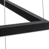 Loftslampe Sort Aluminium 220-240 V Moderne 50 x 50 x 120 cm #2