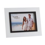 Fotoramme Hvid Sort Krystal polystyren 13 x 18 cm 24,5 X 1,5 X 19,5 CM #1