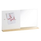 Vgspejl Hvid Natur 50,4 x 7 x 25,4 cm #5